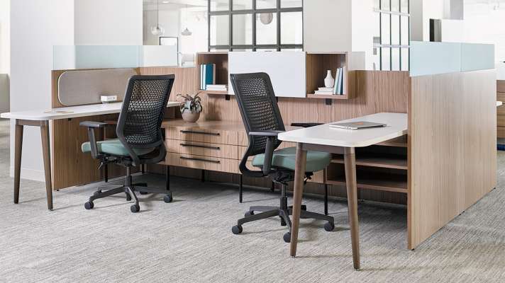 Semi-private workstations