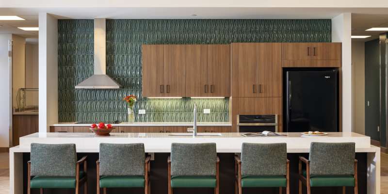 Carolina modular cabinetry in senior living long term care veterans affairs domicilary