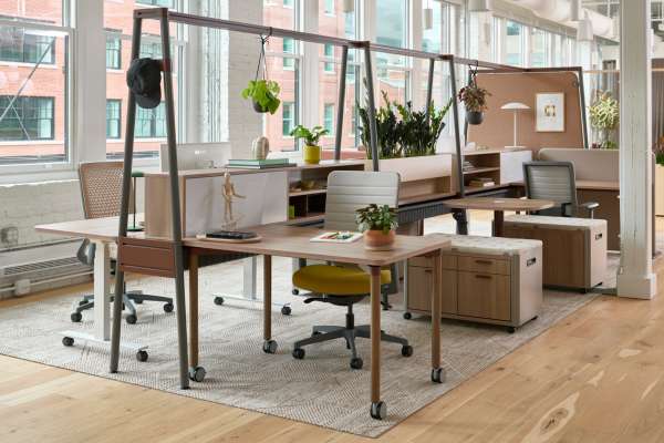 Kaleid workstation and Genus in OFS Chicago showroom