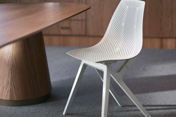 Noho Move Chair and Intermix in OFS Chicago showroom
