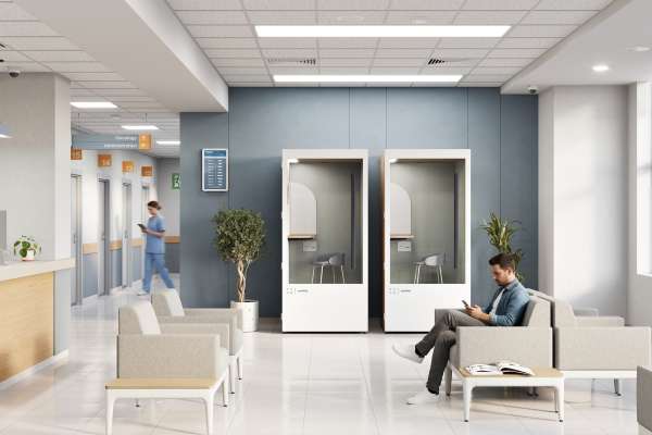 ROOM x Carolina Phone Booth Privacy Pod - Clinic