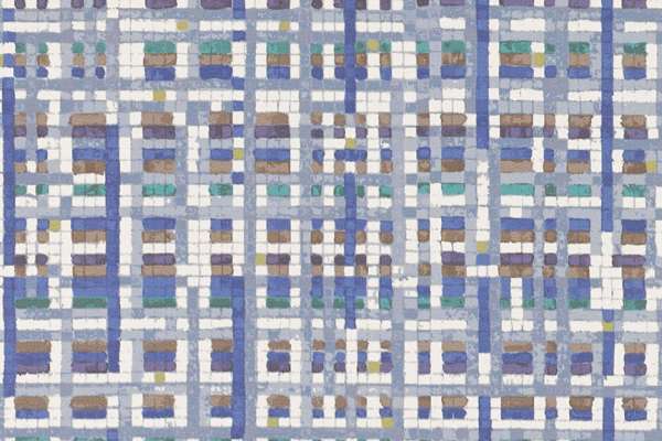 Watercolor Grid Gradient Blue