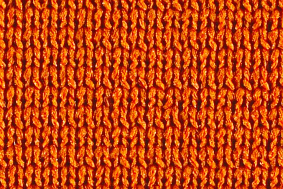 Orange Knit