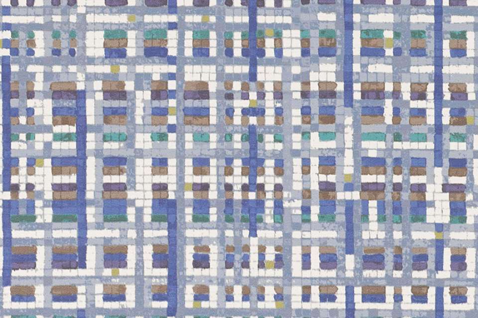 Watercolor Grid Gradient Blue Watercolor Grid Gradient Blue