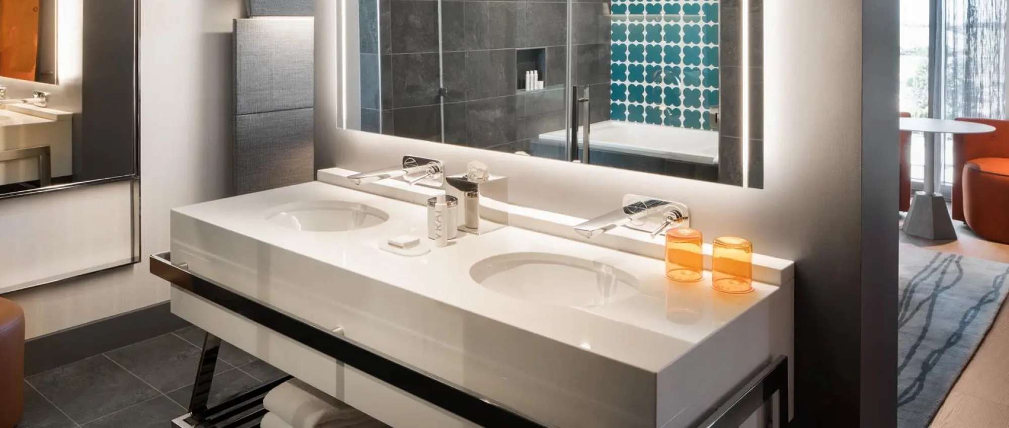 Bryan Ashley Hospitality Design Bathroom Vanity Hotel Nia