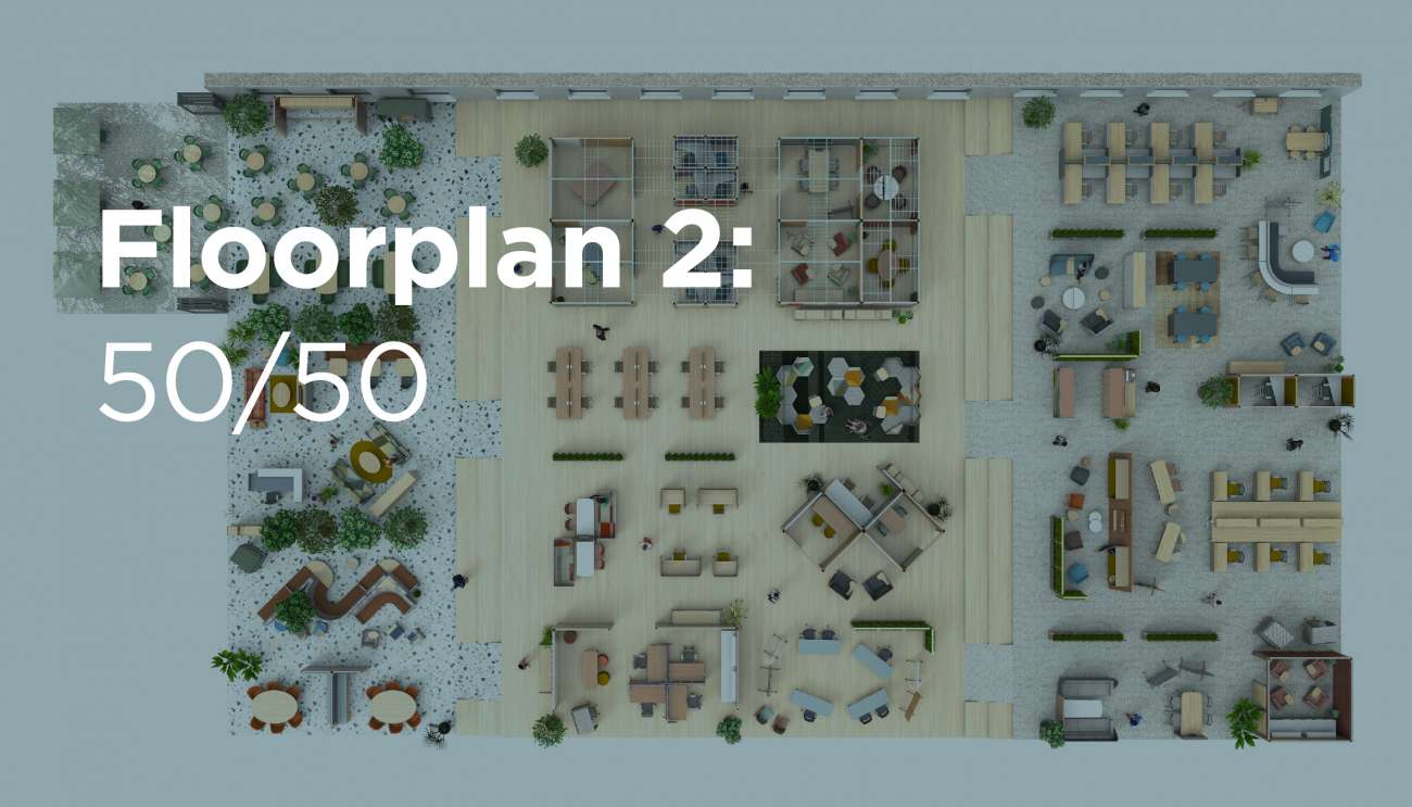 Floorplan 2: 50/50