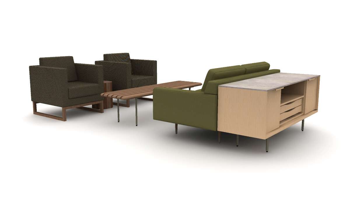 Rowen, Rowen bench, Rowen conversation, Cubic, ...