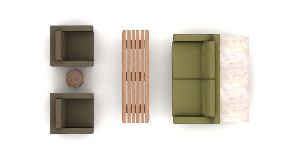 Rowen, Rowen bench, Rowen conversation, Cubic, ...