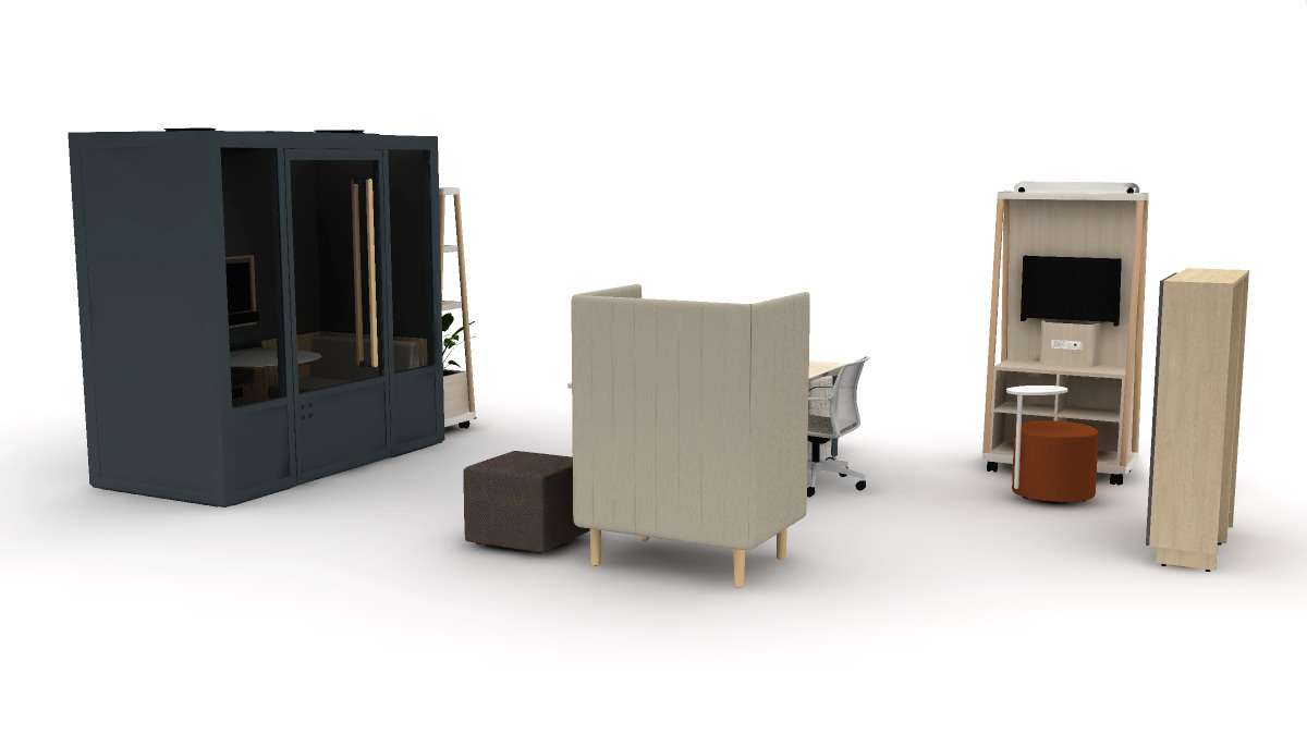 Ramble, Riggs, Marco, Ezel, Kaleid, Boost, Room S Meeting Room with VC, The Solo with Desk, ...