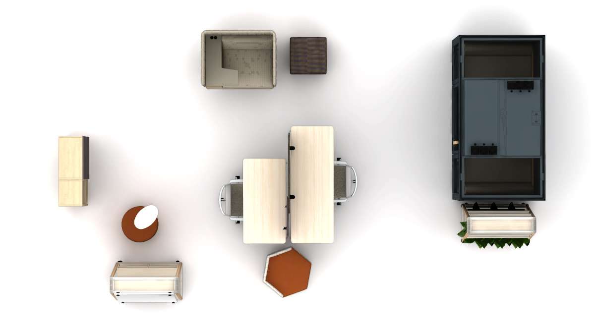 Ramble, Riggs, Marco, Ezel, Kaleid, Boost, Room S Meeting Room with VC, The Solo with Desk, ...