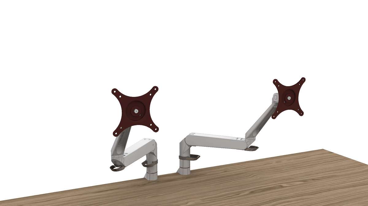 Monitor arm and docking
