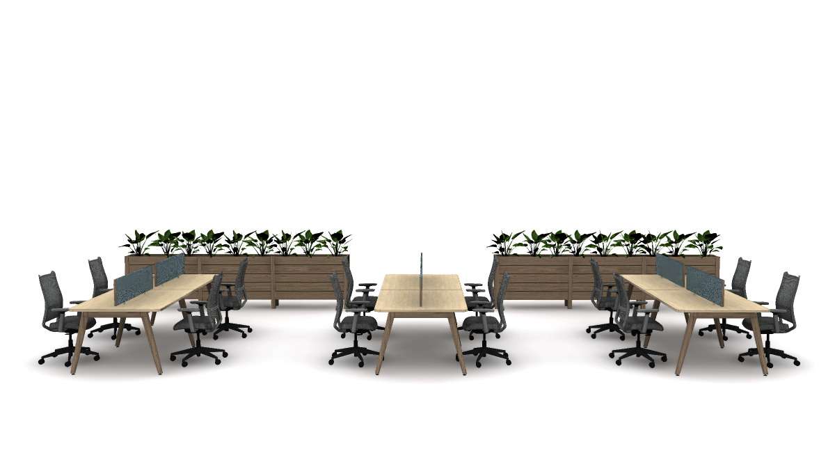 Eleven Wood, Sladr, and Intermix planter