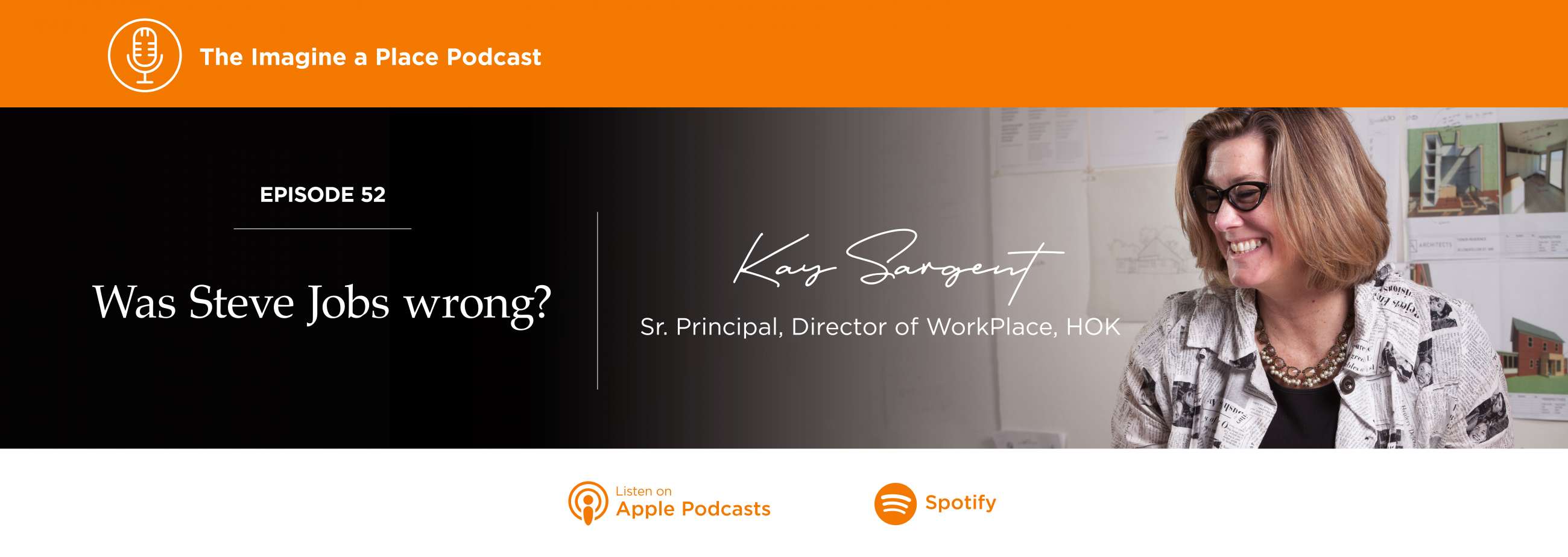 Kay Sargent of HOK on the Imagine a Place podcast