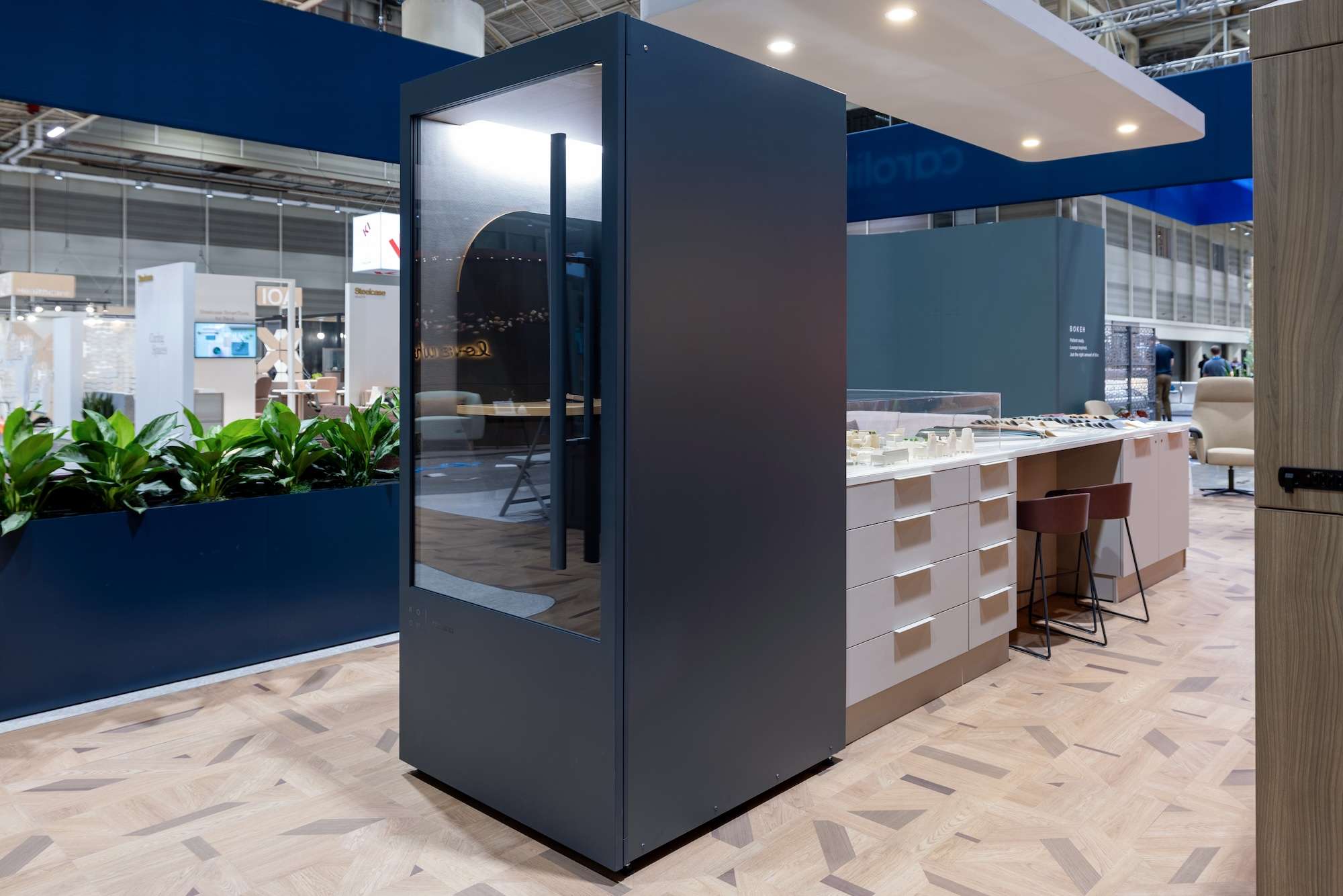 ROOM healthcare phone booth pod at HCD