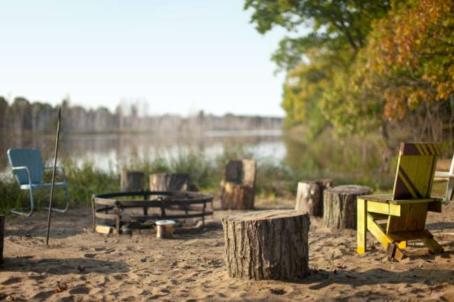 Ox-Bow community hangout space in Saugatuck, MI 