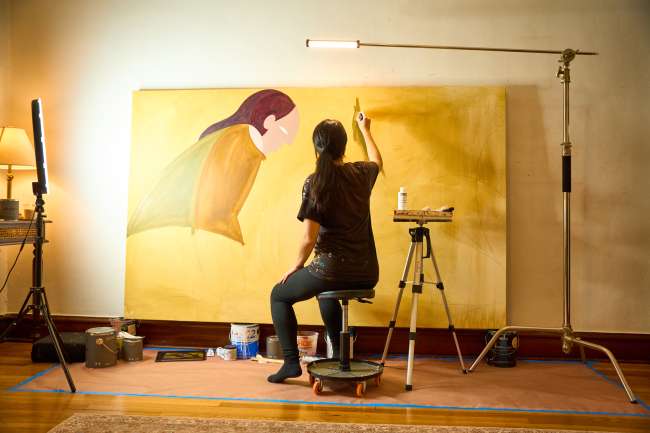 The feeling is the point: Liz Flores on art, doubt, and finding community