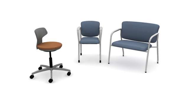 Stray physician's stool and Lynx+ Stray physician's stool and Lynx+