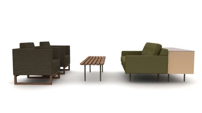 Rowen, Rowen bench, Rowen conversation, Cubic, ...