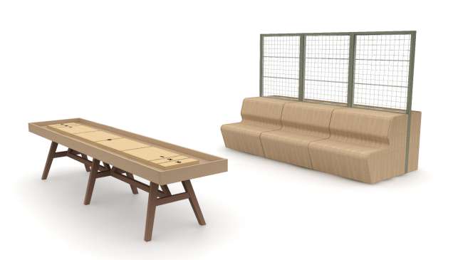 Gathr and Riff shuffleboard Gathr and Riff shuffleboard