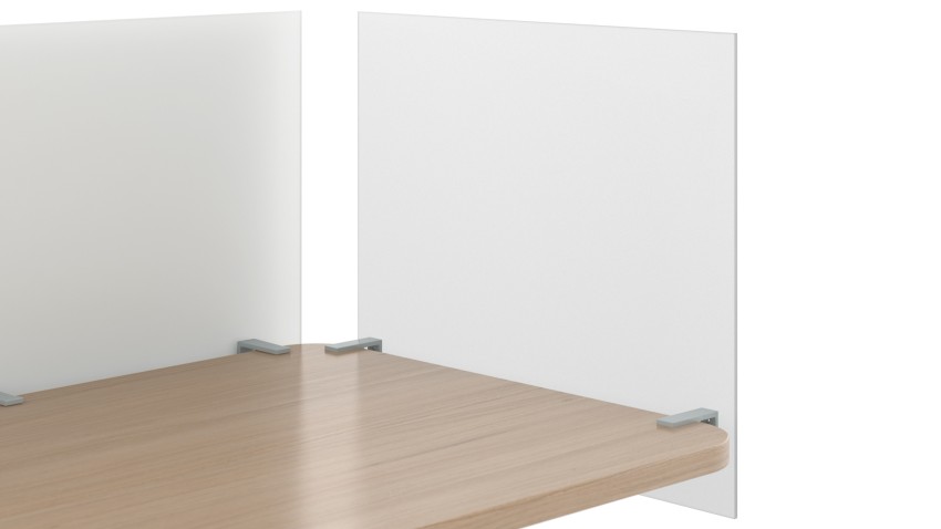 Edge mount privacy screen