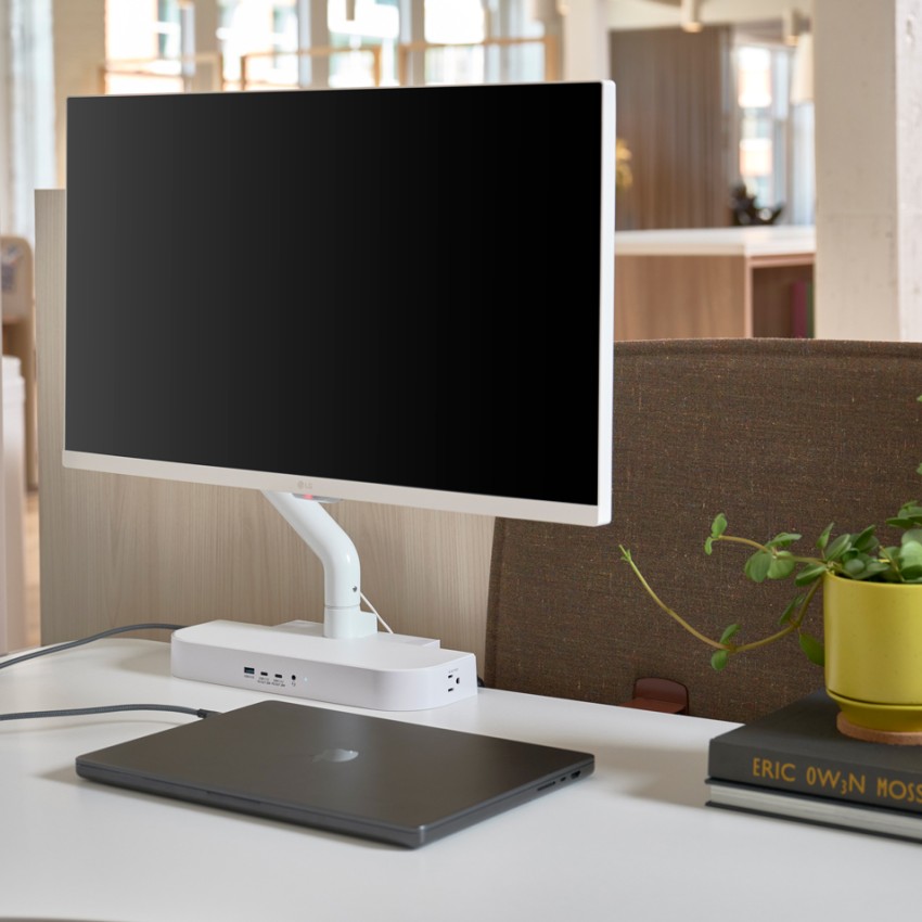 Monitor arm - docking