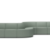 Elara modular lounge with glides