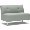 Retrospect loveseat bench with loveseat back