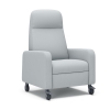 Knack recliner with casters