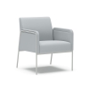 Rule of Three lounge with upholstered panel arms