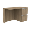 Fixed bridges and returns for height adjustable