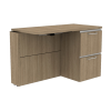 Height adjustable bridges and returns