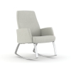 Rocker with stationary arms