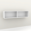 Wallmount storage box without doors