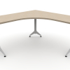 Agile 90° corner static desk