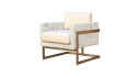 Metal lounge chairs
