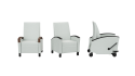 Three-position recliner
