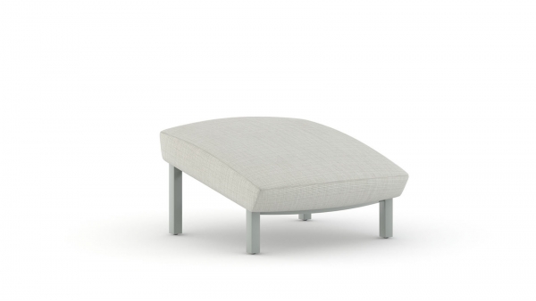 Metal patient ottoman