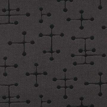 Small Dot Pattern Charcoal