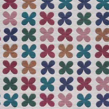 Quatrefoil Crimson