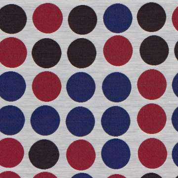 Circles By Alexander Girard Crimson And Ultramarine