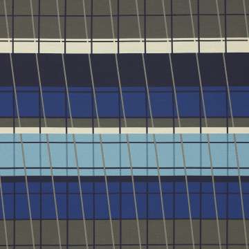 Lines On Stripes Deep Cobalt