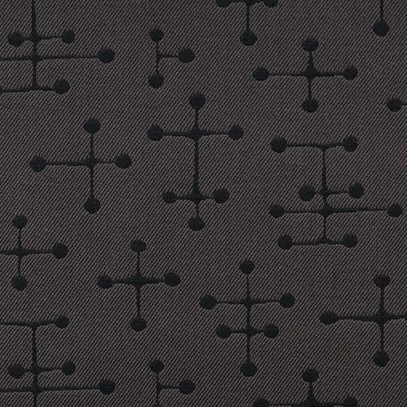 Small Dot Pattern Charcoal