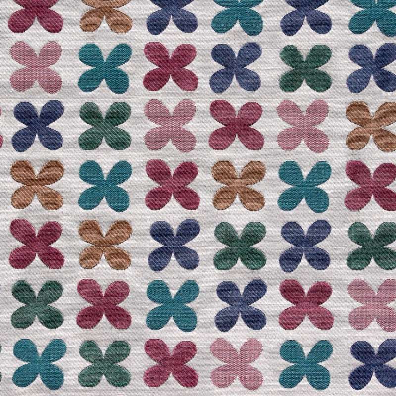Quatrefoil Crimson