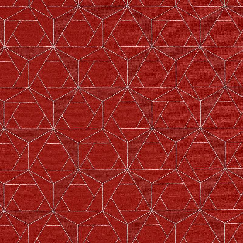 Folded Lines Red And White