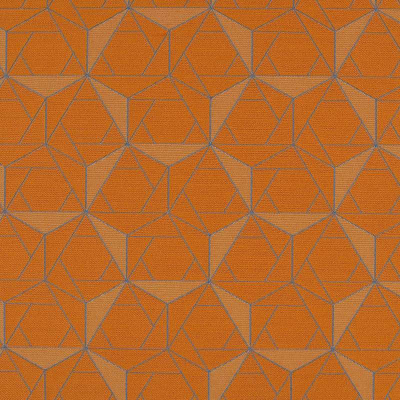 Folded Lines Melon & Blue