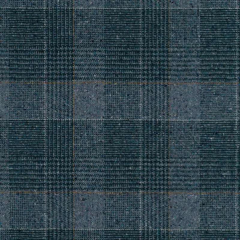 Melange Check Faience Blue