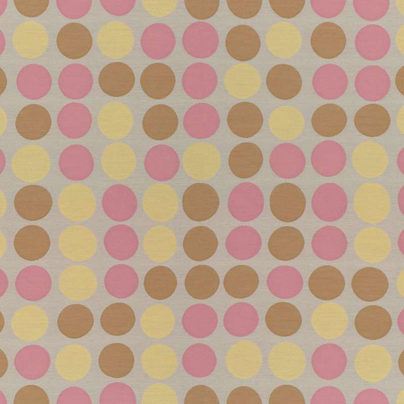 Circles By Alexander Girard Pink And Yellow