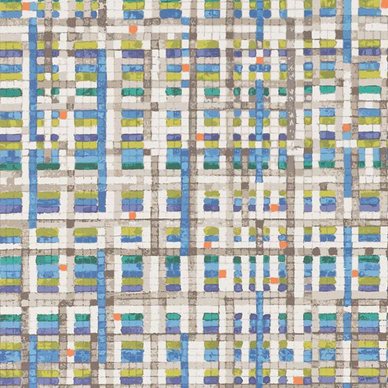 Watercolor Grid Mosaic