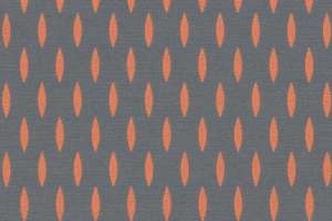 Maharam Pepitas Orange And Dark Gray